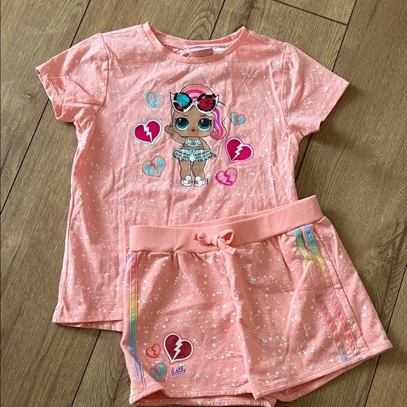 L.O.L. Surprise! Pink and White Short Sleeve Tees - Picture 4 of 11